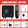 Bộ livestream Icon Usolo - Micro thu âm AKG P220