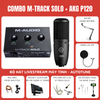 Combo Thu Âm Soundcard M-Audio M-TRACK SOLO và Micro AKG P120