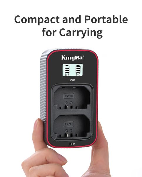 Bộ pin sạc KingMa NP-FZ100 cho máy ảnh Sony