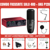 Bộ thu âm: Focusrite Scarlett Solo (Gen 4) - Micro thu âm AKG P120