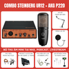 Bộ thu âm Steinberg UR12 Micro thu âm AKG P220