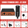Bộ thu âm Steinberg UR12 Micro thu âm AT2020 Audio Technica