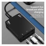 Box livstream PRO Lightning IOS - cổng lightning LT10-PRO Dây livestream Đàm thoại 2 chiều (IPhone 10-14)