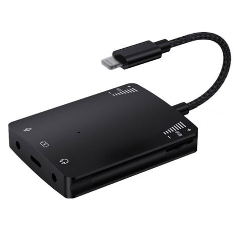 Box livstream PRO Lightning IOS - cổng lightning LT10-PRO Dây livestream Đàm thoại 2 chiều (IPhone 10-14)