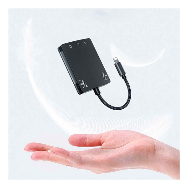 Box livstream PRO Lightning IOS - cổng lightning LT10-PRO Dây livestream Đàm thoại 2 chiều (IPhone 10-14)