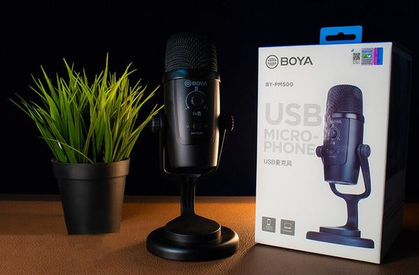 Micro thu âm BOYA BY-PM500 - Micro thu âm cổng USB