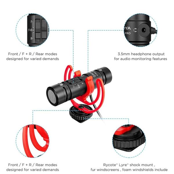 Micro thu âm BOYA BY-MM1 PRO - Micro quay phim livestream