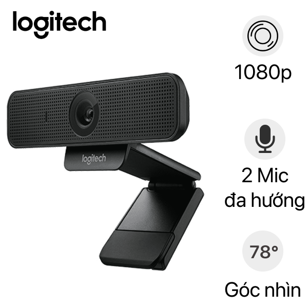 Webcam Logitech C925e - Webcam HD 1080p Zoom 4x