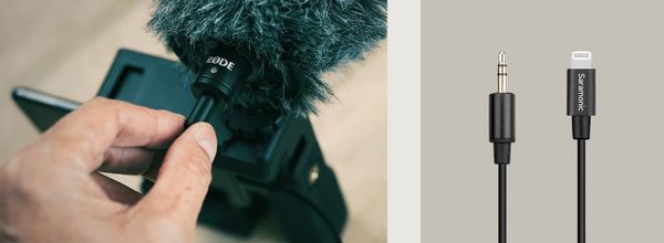 Cáp chuyển đổi Saramonic SR-C2000 3.5mm TRS to Lightning