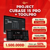 Dịch vụ cài đặt Project Cubase 15  - Tích hợp ToolPro - Auto Tune Pro Livestream (BH 12 tháng trên 1 máy)