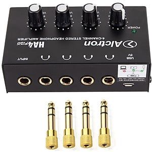 Thiết bị chia tai nghe Alctron HA4PLUS 4-Channel Headphone Amp
