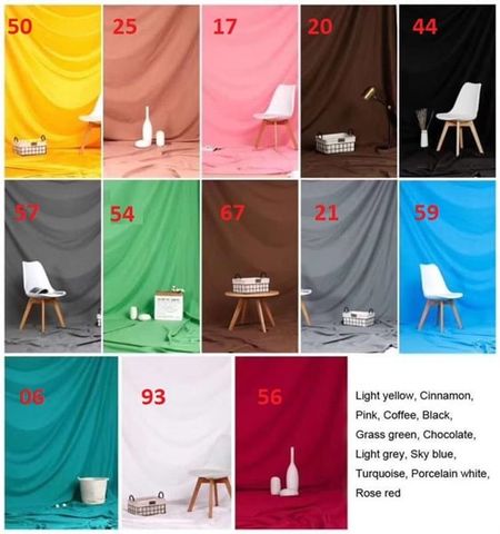Phông Vải Cotton cao cấp Phông nền Chụp hình Quay Phim 3MX5M