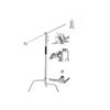 Chân đèn Ck1 pro inox tay boom MF-01 - Chân Đèn Boom CK1 Pro Inox