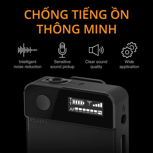 Micro không dây Relacart Mi1- Micro cài áo không dây