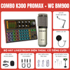 Bộ livestream K300 PRO MAX và Micro thu âm BM900 Woaichang
