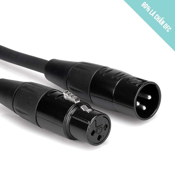 Cáp Micro Canon - HOSA edge microphone cable neutrik xlr3f to xlr3m (6M)