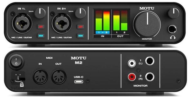 Sound card Motu M2 - Sound card thu âm