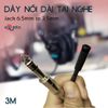 Dây nối dài tai nghe Jack 6.5mm to 3.5mm (3M)