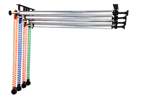 Khung Treo 4 Phông Xích Tay Kèm Ống Nhôm