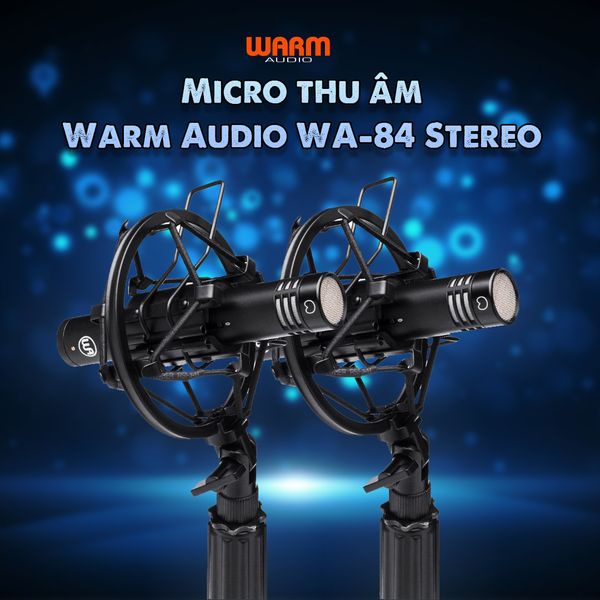 Micro thu âm Warm Audio WA-84 Stereo - Micro nhạc cụ Stereo