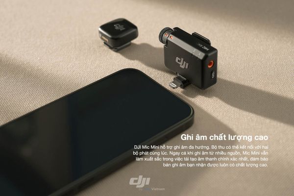 DJI Mic Mini (2TX - 1RX - Hộp sạc)