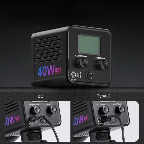 Đèn Video LED Di Động RGB Ulanzi L024 40W Pro