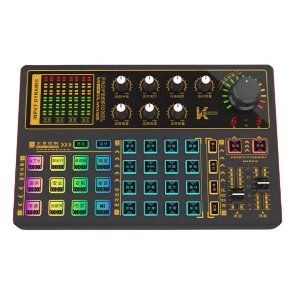 Sound card K300 Model 2021 - Sound card livestream có hiệu ứng