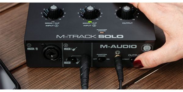 Sound card M-AUDIO M-TRACK SOLO, Sound card thu âm