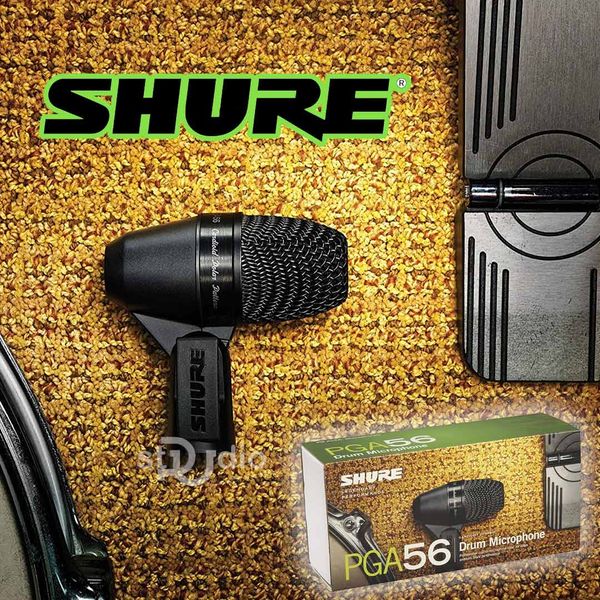 Micro thu âm nhạc cụ Shure PGA56-LC Snare/Tom Cardioid Dynamic