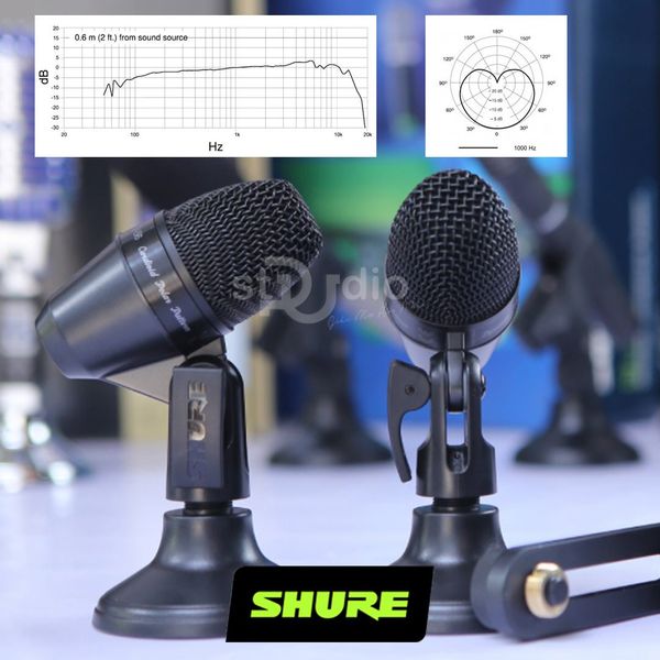 Micro thu âm nhạc cụ Shure PGA56-LC Snare/Tom Cardioid Dynamic