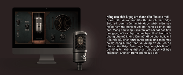 Micro thu âm Antelope Audio Edge Solo - Micro thu âm phòng thu