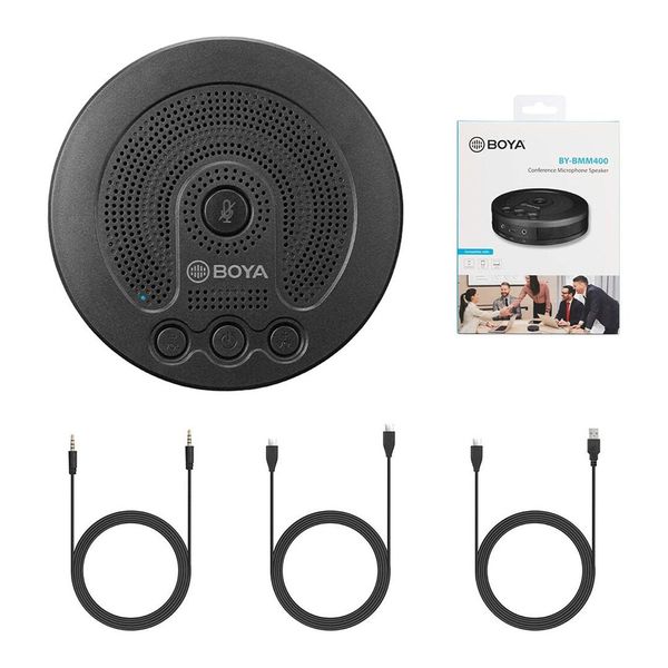 Micro hội nghị trực tuyến Boya BY-BMM400 - Micro có dây để bàn