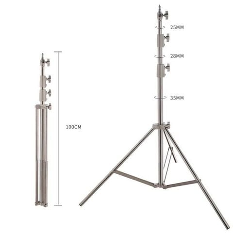 Chân Đèn J288S Pro New inox - Chân đèn inox cứng cáp