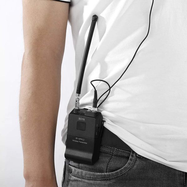 Micro thu âm Boya BY-WFM12 - Micro thu âm cài áo không dây