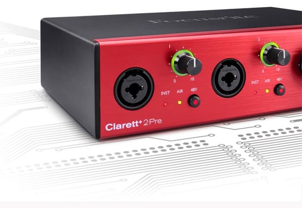 Sound card Focusrite Clarett +2Pre USB-C - Sound card thu âm