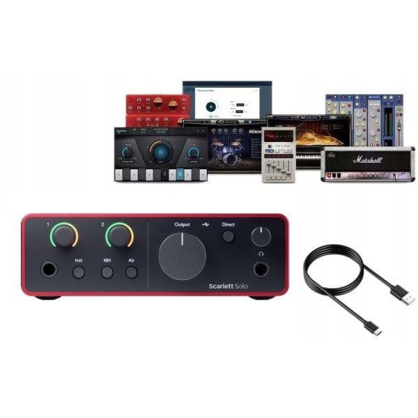 Sound Card Focusrite Scarlett Solo 4rd (Gen) - Sound card thu âm