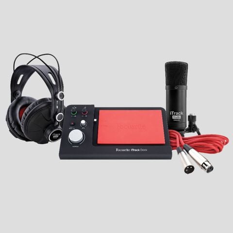 Combo nhà sản xuất Focusrite iTrack Dock Studio - Pack Mini tại nhà