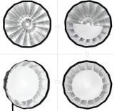 Softbox Parabolic Tháo Ráp Nhanh Triopo KP2 90 Gird Tổ Ong