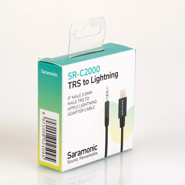 Cáp chuyển đổi Saramonic SR-C2000 3.5mm TRS to Lightning