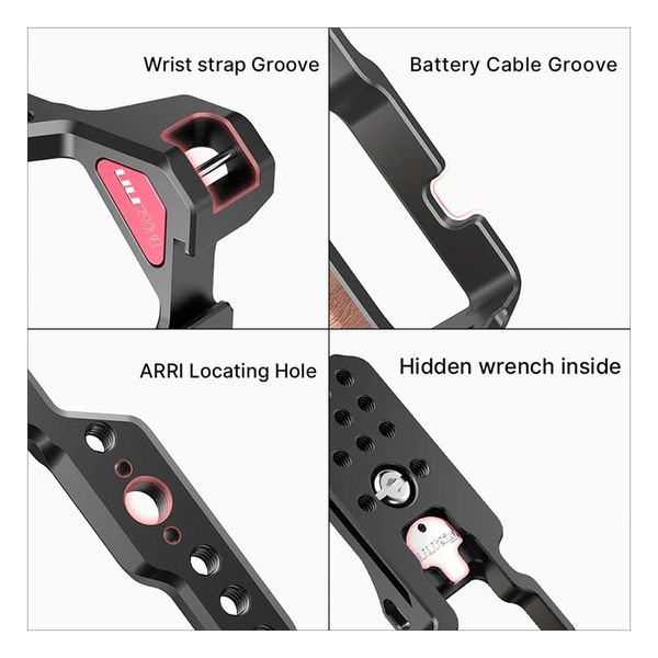 UURig Camera Cage dành cho Sony A6000 A6100 A6300 A6400 A6500