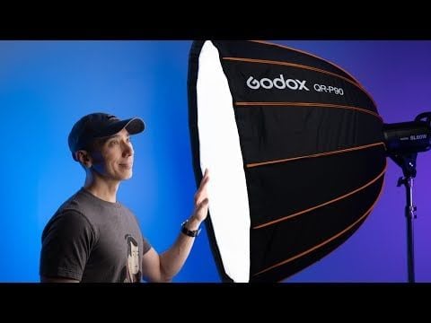 Softbox Godox QR-P90+ Quick Parabolic with Bowens Mount kèm lưới tổ ong
