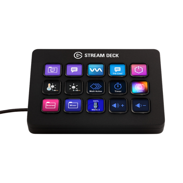 Thiết bị Stream Elgato StreamDeck MK2 Màu Đen (15 phím) - Màn hình phụ StreamDesk MK2