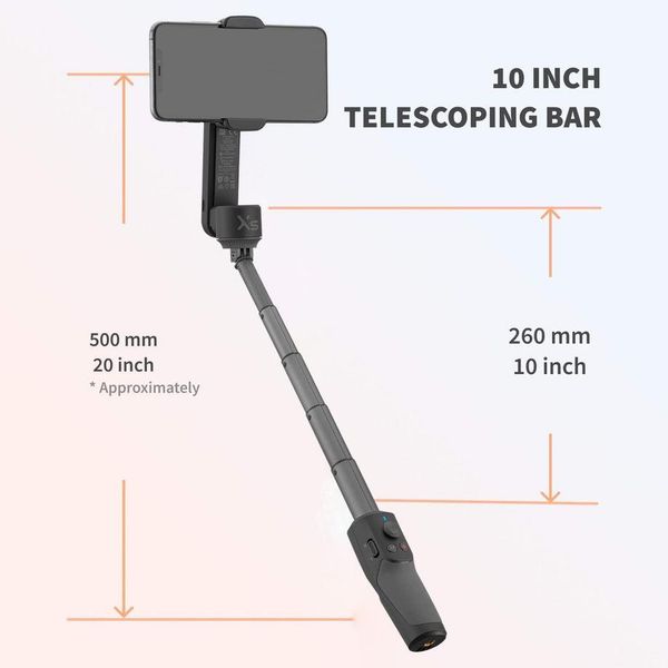 Tay cầm chống rung Gimbal Zhiyun Smooth XS Đen