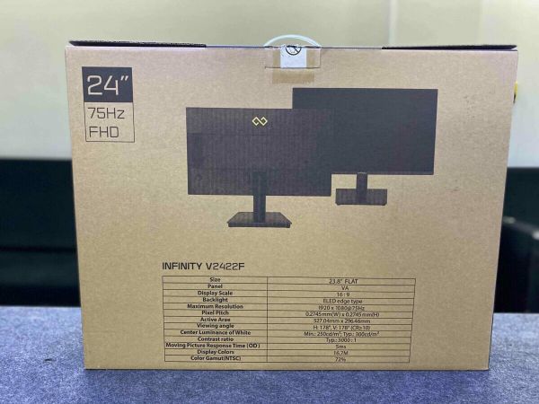 Màn hình LCD Infinity V2422F – 24 inch FHD / 75Hz / HDR