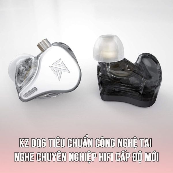 Tai nghe KZ DQ6 không Mic chính hãng - tai nghe nhét tai livestream