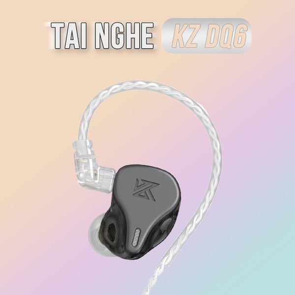 Tai nghe KZ DQ6 không Mic chính hãng - tai nghe nhét tai livestream