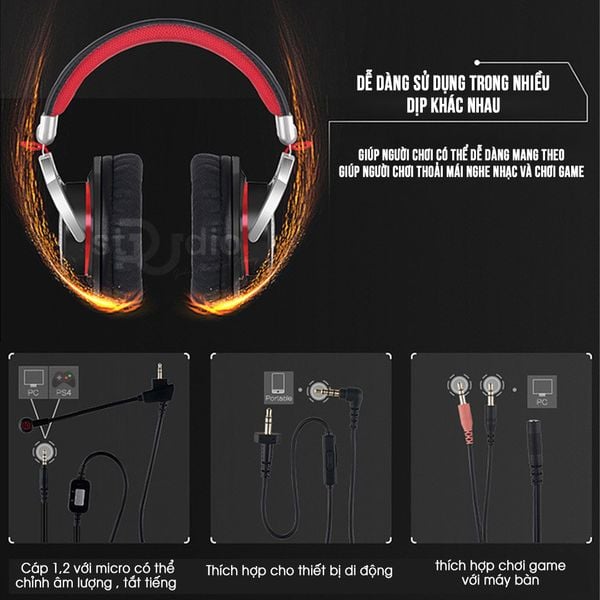 Tai nghe Gaming cao cấp Audio-Technica ATH-PDG1 - tai nghe có Mic