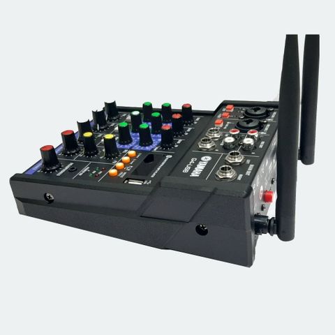 Mixer livestream Karaoke Yamaha G4 USB, Mixer livestream kèm 2 micro không dây