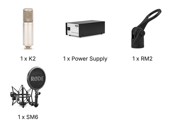 Micro Thu Âm Rode K2 - Micro Tube Condenser Rode K2