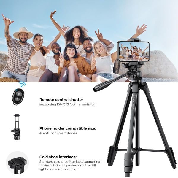 Chân máy ảnh Tripod KF KF09.125 quay phim, chụp ảnh